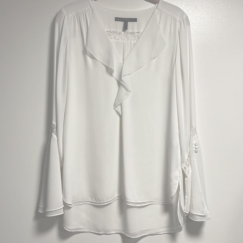 White House Black Market Bell Sleeve Blouse